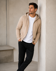Sudadera con Capucha y Cremallera para Hombre, Personalizada, de Forro Polar, Tejido Cálido, Interior Transpirable, Ajuste Cómodo, Ropa Deportiva Informal Resistente, OEM - Product Image 5
