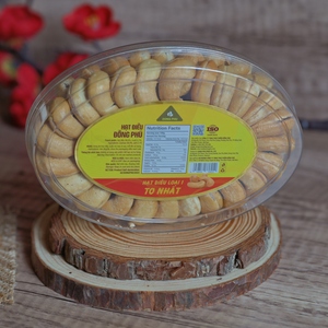 Noix de cajou grillées biologiques de qualité supérieure W180 163g Boîte cadeau ovale - Exportation directe d'usine du Vietnam Prix compétitif - Product Image 5