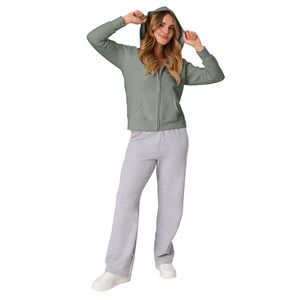 Sudaderas con capucha para mujer, personalizadas, de lujo, extragrandes, con cremallera completa, con tu logotipo, al por mayor. - Product Image 4