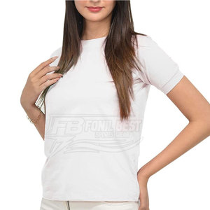 T-shirts décontractés pour femmes, dernier design, été, logo imprimé personnalisé, 100% coton, vente flash - Product Image 6