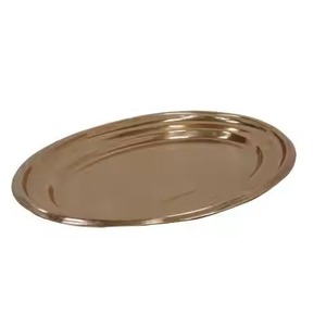 Assiette de présentation en fer de qualité supérieure avec finition antique pour des arrangements de table luxueux - Product Image 2