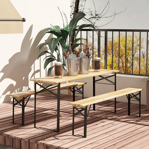 Ensemble table et chaises de taverne - Product Image 1