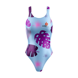 Traje de baño de una pieza para mujer con estampado de hojas tropicales, espalda descubierta, malla hueca, licra, poliéster, elástico, tipo body - Product Image 2