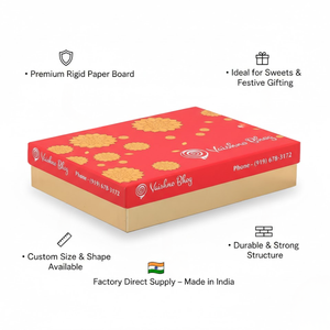 Caja de Regalo Vacía para Frutos Secos de Lujo |   Estuche para Guardar Nueces y Frutos Secos para Regalos Festivos con Tapa Transparente - Product Image 5