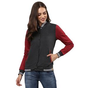 Chaqueta universitaria OEM 2025 para hombre, logotipo bordado personalizado, ropa de invierno, cuero, tendencia, patrón industrial, letras sin cuello - Product Image 1