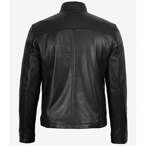2026 OEM Most Demanding Original Black Cowhide <b>Leather</b> <b>Jackets</b> For <b>Men's</b> 100%High Quality Low MOQ Winter Heated Fashion <b>Jackets</b> - Product Image 2