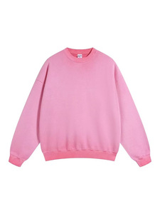 Sudadera de cuello redondo de felpa para hombre, otoño-invierno 2026, 430g, lavable, con parte inferior invertida. - Product Image 3