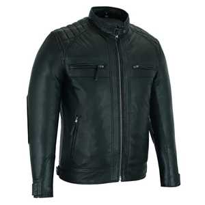<b>Long</b> Zipper <b>Men</b> Casual Leather <b>Men</b> <b>Jacket</b> Wholesale Price Leather <b>Jackets</b> Hot Selling Leather <b>Jackets</b> Winter 2026 - Product Image 5