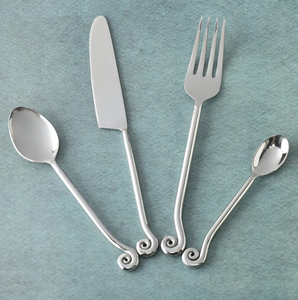 Ensemble de cuillères à thé en acier inoxydable personnalisé, coffret cadeau, cuillère à dessert de haute qualité, finition miroir, couteau, fourchette, cuillère, vaisselle de mariage - Product Image 5