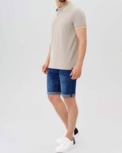 Camisas de Manga Corta de Verano para Hombre, de Alta Calidad, de Lona Transpirable, con Estampado Sólido, Diseño Personalizado, Tejidas, Casuales - Product Image 1