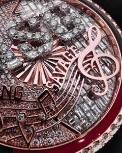 Pendentif personnalisé en argent sterling S925, diamant moissanite, plaqué or rose, émaillé rouge et noir, bijoux hip-hop glacés - Product Image 4