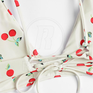 Conjuntos de Bikini de 2 Piezas Cómodos y de Alta Calidad, Transpirables, de Spandex/Poliéster, con Diseño de Logotipo Frontal, para Actividades de Playa y Piscina en Verano - Product Image 6