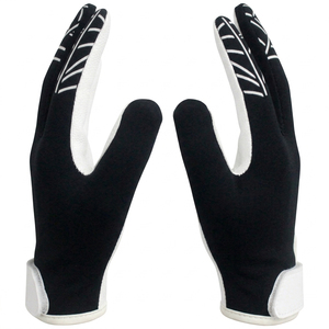 Gants de football américain personnalisés en cuir synthétique respirant et antidérapant pour adultes et jeunes, avec poignée de réception et crochet - Product Image 4