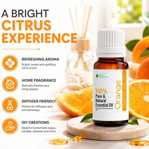 Huile parfumée aux agrumes SHREE BEAUTY CARE - 100% pure, pressée à froid, avec des bienfaits anti-rides et hydratants - Product Image 2