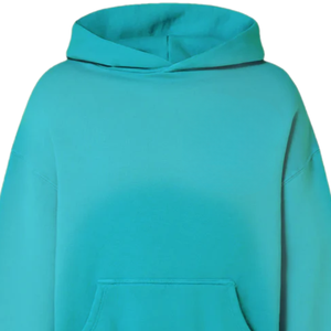 Sudadera con Capucha Personalizada Color Verde Azulado, Sudadera Extra Grande de Forro Polar para Hombre y Mujer, Fabricante de Sudaderas de Estilo Urbano - Product Image 5