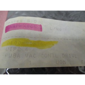 AMAT 0100-90516 PWBA VAC. ต่อเนื่อง เครื่องโหลดเวเฟอร์แบบไดรฟ์ - อุปกรณ์และอะไหล่เซมิคอนดักเตอร์ระดับโลกที่เชื่อถือได้ - Product Image 1