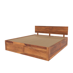 CIA Industries Rosewood Solid Wood <b>Platform</b> <b>Bed</b> King/Queen Size Traditional Design Adjustable Slats <b>Storage</b> Hydraulic - Product Image 2