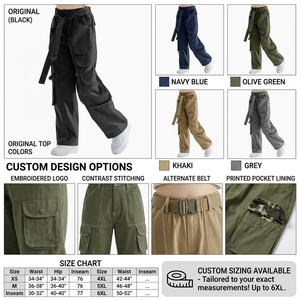 Pantalones Anchos de Cintura Alta Cosh Sports, Jeans Holgados Negros para Estilo Urbano y Casual - Product Image 6