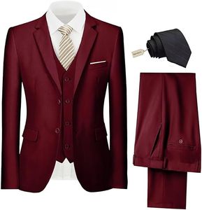 High-End Groom Tuxedo <b>Suit</b> Pant Coat Wedding Party Wear - Product Image 2