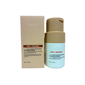 Limpiador Facial con Logotipo Personalizado, Polvo Limpiador Facial Iluminador con Enzimas de Arroz y Ceramidas, Set de Cuidado de la Piel - Product Image 3