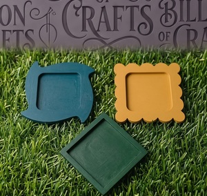 Handmade Wooden Photo Frame <b>Custom</b> Shape Colorful Painted Artwork Decor Tabletop Display Creative Craft Project - Product Image 3
