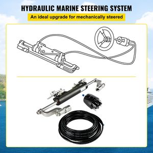 Kit di Sterzo Idraulico Compatto da 300HP per Motore Fuoribordo con Pompa Timone e Cilindro Idraulico Compatto da 300HP, Parti e Accessori per Imbarcazioni - Product Image 3
