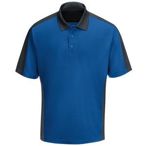 Chemise à manches courtes pour homme, rouge, unie, tricotée, respirante, séchage rapide, style décontracté, coupe classique, 100% polyester - Product Image 4