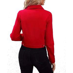 Chaqueta vaquera de manga larga para mujer, estilo casual, nueva colección otoño-invierno 2026, OEM - Product Image 2