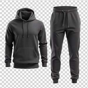 Chándal Deportivo con Capucha para Hombre, Personalizado, de Invierno, Color Sólido, Informal, Transpirable, Ligero, 100% Algodón, Talla Adulto - Product Image 1