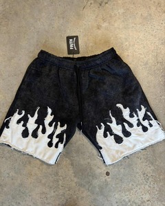 Pantalones Cortos Oversize para Hombre, Bermudas Personalizadas, Estilo Urbano, Bordado Desgastado, Mezclilla, Algodón - Product Image 2