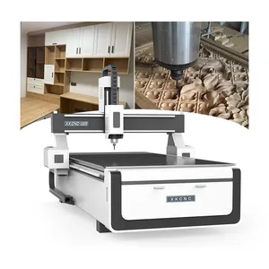 Xunke servo động cơ bước 1325 nước làm mát bằng 5.5 Kw Máy làm lạnh chân không hấp phụ CNC Router máy