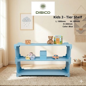 Durable Safe Material Vietnam Smooth Edge Modern Design Living Room Bedroom Furniture American Pine Plywood Kids 3-Tier <b>Bookcase</b> - Product Image 3