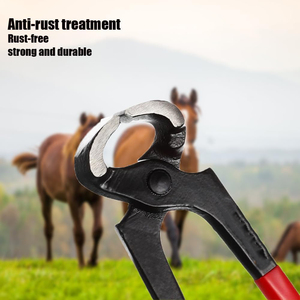 Cortauñas para Caballos, 10 Cortauñas Resistentes con Empuñadura de Plástico, Cortauñas para Recortar Pezuñas, Cortauñas para Caballos, Ovejas y Cabras - Product Image 5