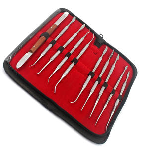 Espátulas Dentales de Acero Inoxidable de Alta Calidad, Juego de 10 Piezas, Cuchillos para Yeso, Herramientas de Tallado de Cera para Laboratorio, Certificación CE ISO, Marca Grip Surgical - Product Image 2