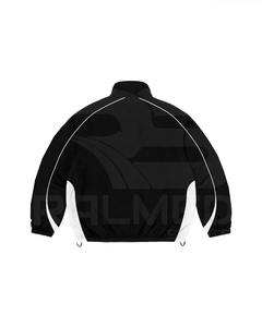 Conjunto Deportivo de Alta Calidad de 2 Piezas, Chaqueta con Cremallera y Pantalones Cortos, Secado Rápido, Color Negro Sólido, Manga Larga, Cuello Alto, Traje Deportivo de Verano - Product Image 6