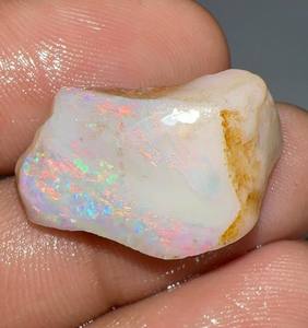 Opale naturelle australienne brute de 13,00 carats, opale multicolore Coober Pedy, pierre précieuse de forme fantaisie, prix de gros, pierres brutes - Product Image 2
