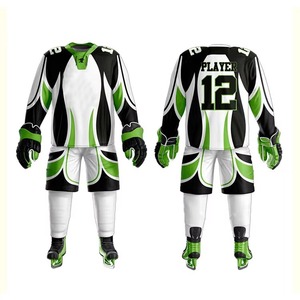 Ensemble d'uniformes de hockey sur glace de qualité tournoi avec renforts de coutures robustes pour des conditions de match intenses - Product Image 6