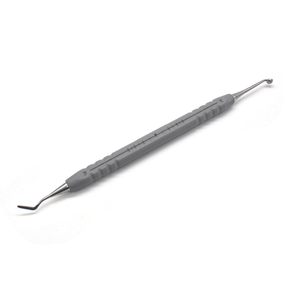 Kit de remplissage en résine composite dentaire de qualité supérieure, outils de moulage |   Manche en plastique gris clair avec embouts en acier inoxydable, instrument dentaire - Product Image 3