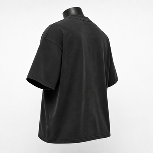T-shirt Streetwear Homme Oversize Vintage Délavé 100% Coton 280g, Vierge, Grammage Lourd, Fabricant OEM ODM - Product Image 5