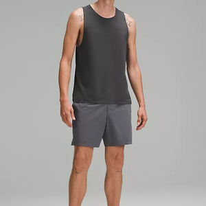 Camiseta Deportiva Casual Inteligente y Transpirable para Hombre, Mezcla de Poliéster/Algodón, Sin Mangas, Diseño Fitness, Opción de Logotipo Personalizado OEM, Serigrafía - Product Image 3