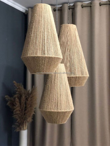 Vietbay Crafts Natural Lampshades <b>Rattan</b> Handmade Woven Pendant <b>Light</b> Chandelier <b>Ceiling</b> Lighting Fixture Lamp <b>Shade</b> - Product Image 4