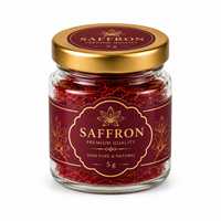 Safron de Kasmir 100% Pur Naturel, Longues Fibres, Frais, Emballé Sous Vide, Fournisseur en Gros, Jammu Kasmir, Arôme et Saveur pour la Cuisine
