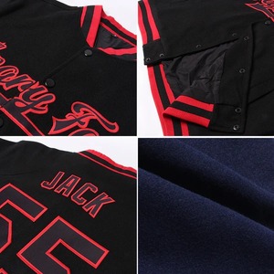 Navy <b>White</b> Pink Custom Varsity <b>Jacket</b> Full Snap Two Tone Letterman <b>Jacket</b> Bomber <b>Jacket</b> <b>Men</b> Outdoor Casual Baseball <b>Jacket</b> - Product Image 5