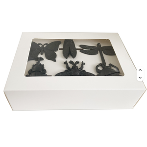 Lot de 6 Anneaux de Serviette en Métal Motif Insectes (Abeille, Papillon, Scarabée) - Design Classique Écologique par I K - Product Image 5