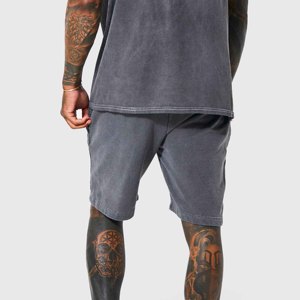 Conjunto Deportivo para Hombre, Camiseta y Pantalones Cortos de Color Sólido, 2 Piezas, Moda Verano, Camisetas 100% Algodón, Manga Corta, Pantalones Cortos Cargo - Product Image 3