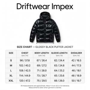 Blouson matelassé noir à capuche pour homme, en polyester/coton, coupe-vent, imperméable, rembourré, décontracté, pour l'hiver, avec logo brodé - Product Image 6