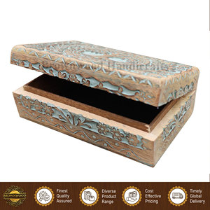 Caja de Madera de Mango Hecha a Mano en India, de Primera Calidad, con Diseño Elegante, a Precio Accesible para Compradores al por Mayor - Product Image 2