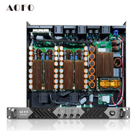 Amplificateur de puissance en aluminium à quatre canaux 1000W, système audio professionnel PA, système de sonorisation pour DJ, enceinte de scène, montage sur rack, système de sonorisation de tournée, 4 ohms