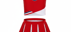 Uniforme de cheerleading multicolores tendance pour adultes avec un design imprimé OEM unique - Product Image 5