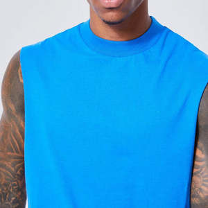 Camiseta sin mangas de rendimiento atlético para hombre, de secado rápido, para gimnasio, entrenamiento físico - Product Image 4